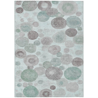 Piper Looms Chantille Geometric ACN1896 Mint Machine Washable Area Rug main image