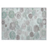 Piper Looms Chantille Geometric ACN1896 Mint Machine Washable Area Rug Scatter Main Image