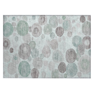 Piper Looms Chantille Geometric ACN1896 Mint Machine Washable Area Rug Scatter Main Image