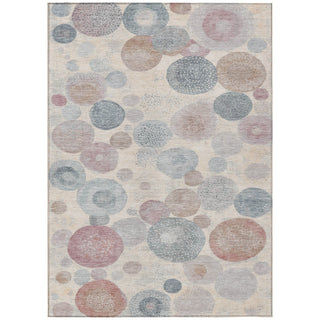 Piper Looms Chantille Geometric ACN1896 Peach Machine Washable Area Rug main image
