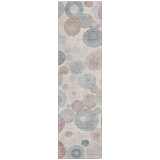 Piper Looms Chantille Geometric ACN1896 Peach Machine Washable Area Rug Runner Main Image