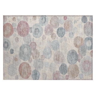 Piper Looms Chantille Geometric ACN1896 Peach Machine Washable Area Rug Scatter Main Image