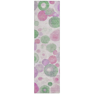 Piper Looms Chantille Geometric ACN1896 Pink Machine Washable Area Rug Runner Main Image