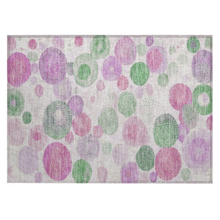 Piper Looms Chantille Geometric ACN1896 Pink Machine Washable Area Rug Scatter Main Image