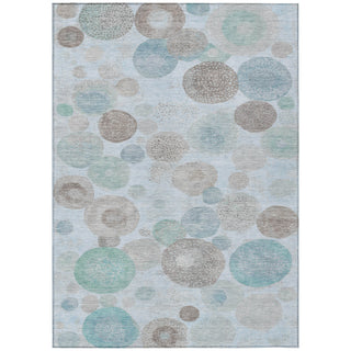 Piper Looms Chantille Geometric ACN1896 Sky Machine Washable Area Rug main image