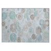 Piper Looms Chantille Geometric ACN1896 Sky Machine Washable Area Rug Scatter Main Image