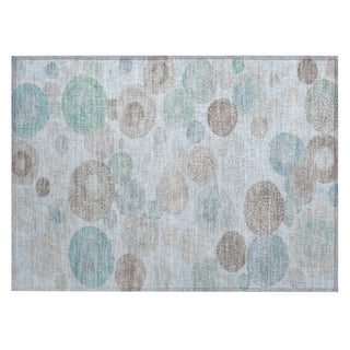 Piper Looms Chantille Geometric ACN1896 Sky Machine Washable Area Rug Scatter Main Image