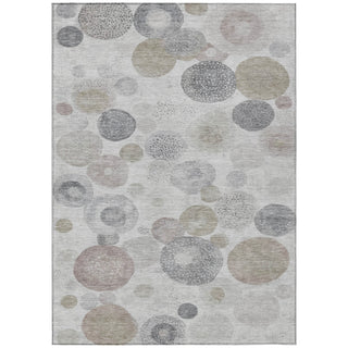 Piper Looms Chantille Geometric ACN1896 Taupe Machine Washable Area Rug main image