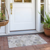 Piper Looms Chantille Geometric ACN1896 Taupe Machine Washable Area Rug Scatter Outdoor Lifestyle Image Feature