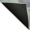 Piper Looms Chantille Geometric ACN1897 Aloe Machine Washable Area Rug Backing Image