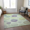 Piper Looms Chantille Geometric ACN1897 Aloe Machine Washable Area Rug Lifestyle Image Feature