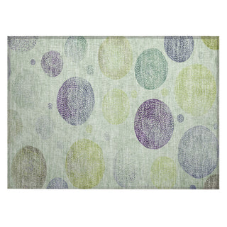 Piper Looms Chantille Geometric ACN1897 Aloe Machine Washable Area Rug Scatter Main Image