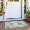 Piper Looms Chantille Geometric ACN1897 Aloe Machine Washable Area Rug Scatter Outdoor Lifestyle Image Feature