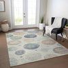 Piper Looms Chantille Geometric ACN1897 Beige Machine Washable Area Rug Lifestyle Image Feature