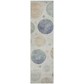 Piper Looms Chantille Geometric ACN1897 Beige Machine Washable Area Rug Runner Main Image