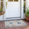 Piper Looms Chantille Geometric ACN1897 Beige Machine Washable Area Rug Scatter Outdoor Lifestyle Image Feature