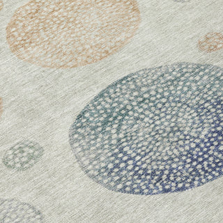 Piper Looms Chantille Geometric ACN1897 Beige Machine Washable Area Rug Swatch Image