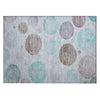 Piper Looms Chantille Geometric ACN1897 Blue Machine Washable Area Rug Scatter Main Image