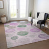 Piper Looms Chantille Geometric ACN1897 Blush Machine Washable Area Rug Lifestyle Image Feature