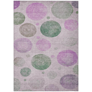 Piper Looms Chantille Geometric ACN1897 Blush Machine Washable Area Rug main image