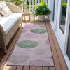 Piper Looms Chantille Geometric ACN1897 Blush Machine Washable Area Rug Runner Outdoor Lifestyle Image Feature