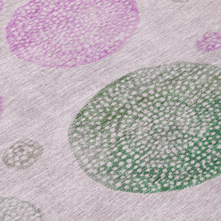 Piper Looms Chantille Geometric ACN1897 Blush Machine Washable Area Rug Swatch Image