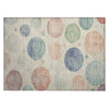 Piper Looms Chantille Geometric ACN1897 Ivory Machine Washable Area Rug Scatter Main Image