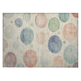 Piper Looms Chantille Geometric ACN1897 Ivory Machine Washable Area Rug Scatter Main Image