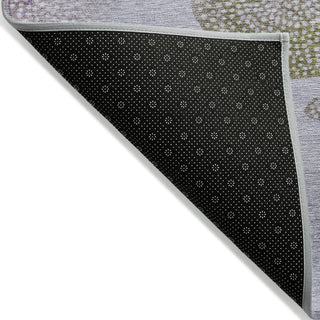 Piper Looms Chantille Geometric ACN1897 Lavender Machine Washable Area Rug Backing Image