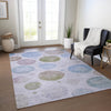 Piper Looms Chantille Geometric ACN1897 Lavender Machine Washable Area Rug Lifestyle Image Feature