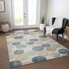 Piper Looms Chantille Geometric ACN1898 Beige Machine Washable Area Rug Lifestyle Image Feature