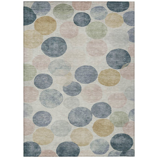 Piper Looms Chantille Geometric ACN1898 Beige Machine Washable Area Rug main image