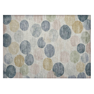 Piper Looms Chantille Geometric ACN1898 Beige Machine Washable Area Rug Scatter Main Image