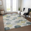 Piper Looms Chantille Geometric ACN1898 Gray Machine Washable Area Rug Lifestyle Image Feature