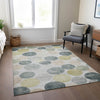 Piper Looms Chantille Geometric ACN1898 Gray Machine Washable Area Rug Lifestyle Image Feature