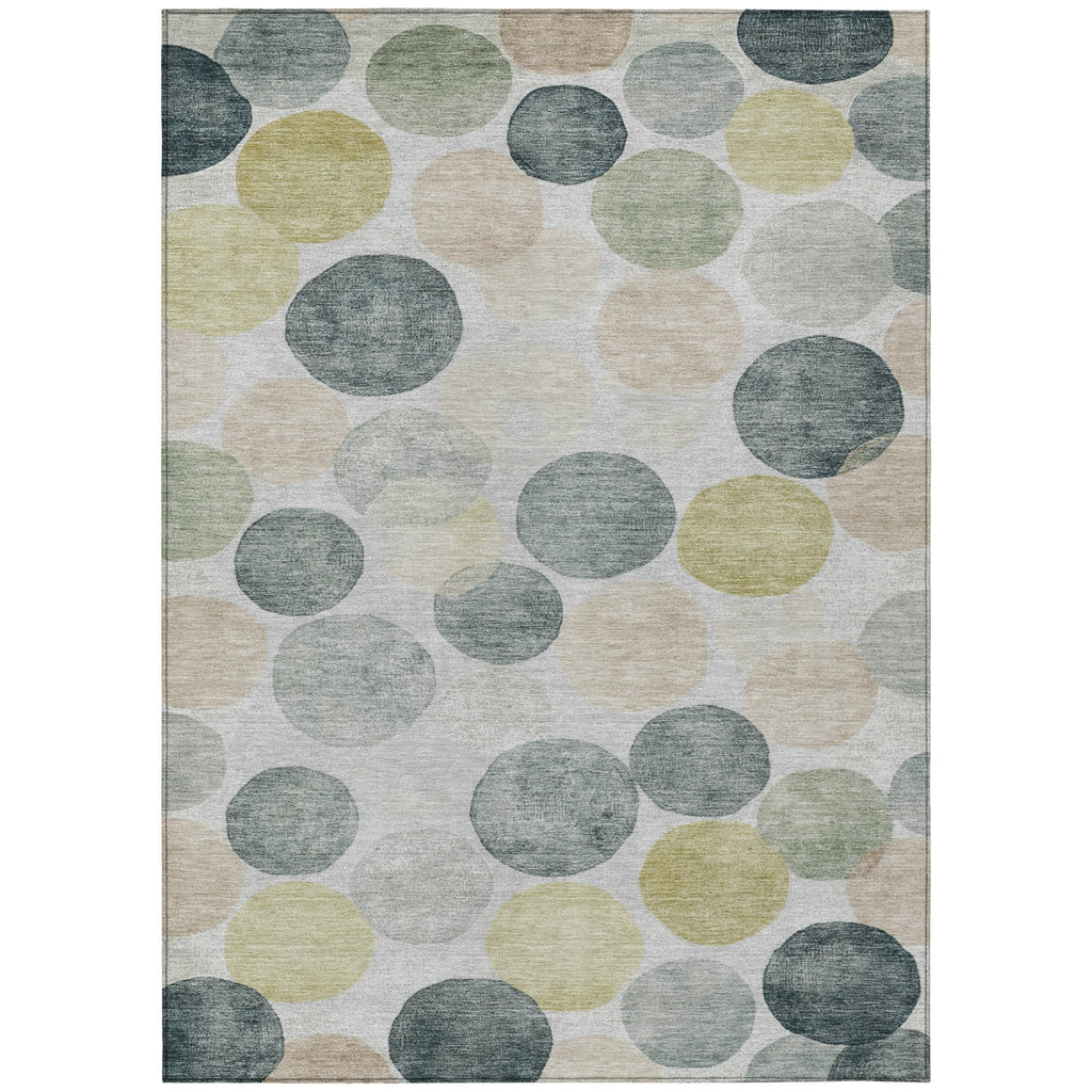 Piper Looms Chantille Geometric ACN1898 Gray Machine Washable Area Rug main image