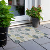 Piper Looms Chantille Geometric ACN1898 Gray Machine Washable Area Rug Scatter Outdoor Lifestyle Image Feature