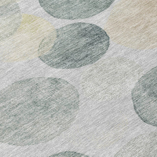Piper Looms Chantille Geometric ACN1898 Gray Machine Washable Area Rug Swatch Image