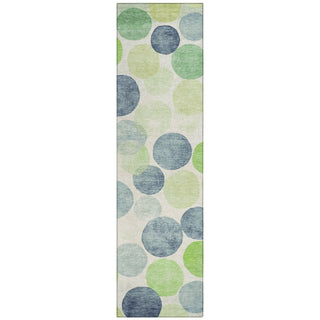 Piper Looms Chantille Geometric ACN1898 Navy Machine Washable Area Rug Runner Main Image
