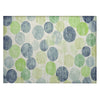 Piper Looms Chantille Geometric ACN1898 Navy Machine Washable Area Rug Scatter Main Image