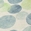 Piper Looms Chantille Geometric ACN1898 Navy Machine Washable Area Rug Swatch Image