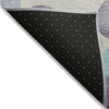 Piper Looms Chantille Geometric ACN1898 Plum Machine Washable Area Rug Backing Image