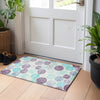 Piper Looms Chantille Geometric ACN1898 Plum Machine Washable Area Rug Scatter Lifestyle Image Feature