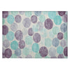 Piper Looms Chantille Geometric ACN1898 Plum Machine Washable Area Rug Scatter Main Image