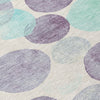 Piper Looms Chantille Geometric ACN1898 Plum Machine Washable Area Rug Swatch Image