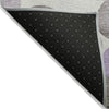 Piper Looms Chantille Geometric ACN1898 Purple Machine Washable Area Rug Backing Image