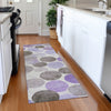 Piper Looms Chantille Geometric ACN1898 Purple Machine Washable Area Rug Runner Lifestyle Image Feature