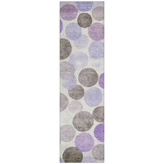 Piper Looms Chantille Geometric ACN1898 Purple Machine Washable Area Rug Runner Main Image