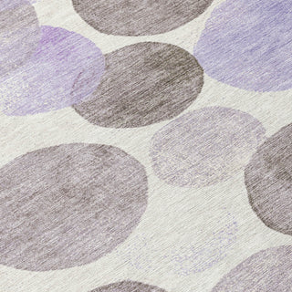 Piper Looms Chantille Geometric ACN1898 Purple Machine Washable Area Rug Swatch Image
