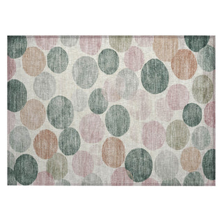Piper Looms Chantille Geometric ACN1898 Salmon Machine Washable Area Rug Scatter Main Image